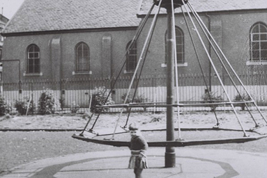 Swings at Morriston Church at Church & Park Street.